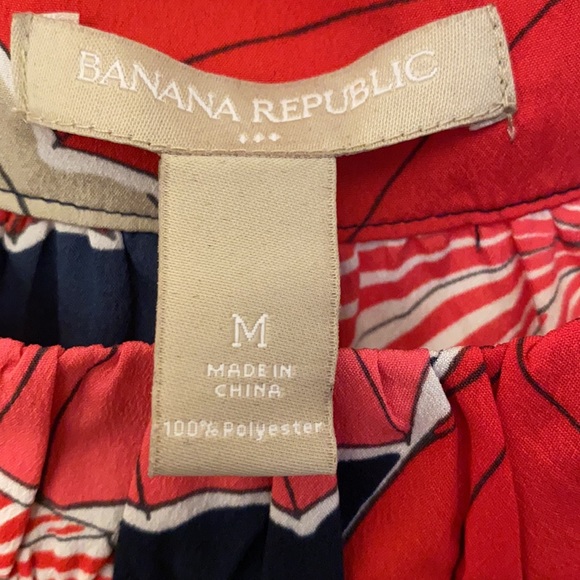 Banana republic sleeveless umbrella print top - Picture 6 of 6